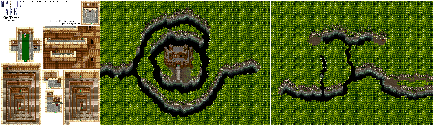Thumbnail for a map of Fairytale World Oz Tower for the SNES game Mystic Ark.