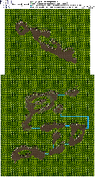 Thumbnail for a map of Fruit World Northwest Forest for the SNES game Mystic Ark.
