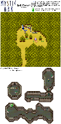 Thumbnail for a map of Machine World Bell Forest for the SNES game Mystic Ark.