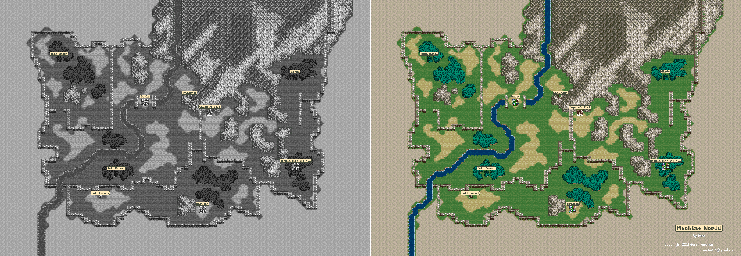 Thumbnail for a map of Machine World for the SNES game Mystic Ark.