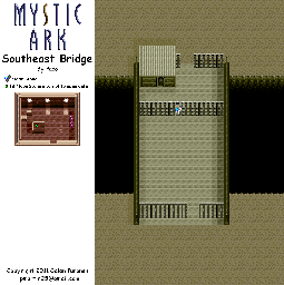 Thumbnail for a map of Sand World Southeast Bridge for the SNES game Mystic Ark.