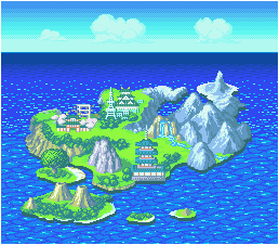 Thumbnail for a map of World for the SNES game Nankoku Shounen Papuwa-kun.