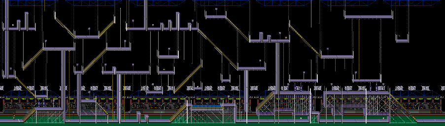 Thumbnail for a map of Basic Training (Variant 4) for the SNES game Nickelodeon GUTS.