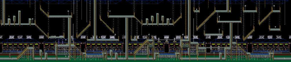 Thumbnail for a map of Tornado Run (Variant 1) for the SNES game Nickelodeon GUTS.