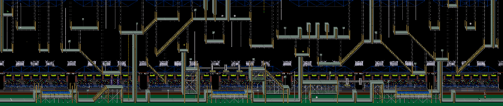 Thumbnail for a map of Tornado Run (Variant 2) for the SNES game Nickelodeon GUTS.