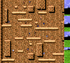 Thumbnail for a map of Ninja Gaiden Act V - Scene 2 for the SNES game Ninja Gaiden Trilogy.