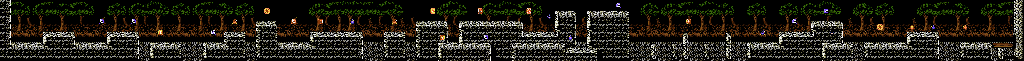 Thumbnail for a map of Ninja Gaiden - Episode II: The Dark Sword Of Chaos Act III - Scene 1 for the SNES game Ninja Gaiden Trilogy.