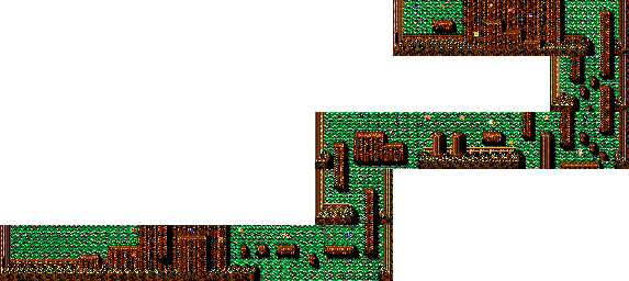 Thumbnail for a map of Ninja Gaiden - Episode II: The Dark Sword Of Chaos Act VII - Scene 1 for the SNES game Ninja Gaiden Trilogy.