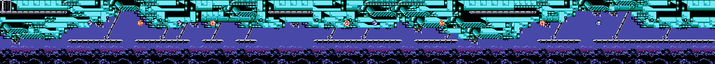 Thumbnail for a map of Ninja Gaiden - Episode III: The Ancient Ship Of Doom Act VII - Scene 1 for the SNES game Ninja Gaiden Trilogy.