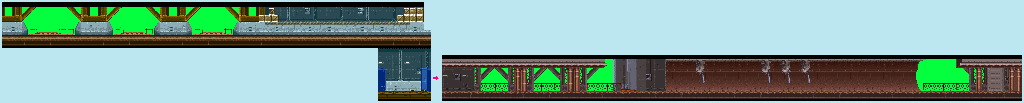 Thumbnail for a map of Stage 2 for the SNES game The Ninja Warriors.