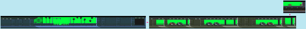 Thumbnail for a map of Stage 4 for the SNES game The Ninja Warriors.