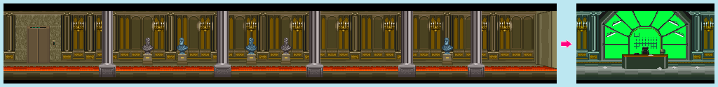 Thumbnail for a map of Stage 6 for the SNES game The Ninja Warriors.