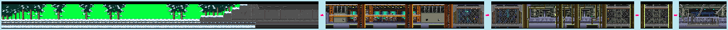 Thumbnail for a map of Stage 7 for the SNES game The Ninja Warriors.