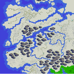 Thumbnail for a map of City Of Xanadu for the SNES game Ogre Battle: The March Of The Black Queen.