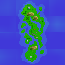 Thumbnail for a map of Dragon's Haven for the SNES game Ogre Battle: The March Of The Black Queen.