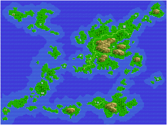 Thumbnail for a map of Kastolatian Sea for the SNES game Ogre Battle: The March Of The Black Queen.