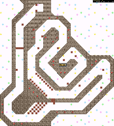 Thumbnail for a map of Round 08 - Beginner 3: High-Speed Circuit for the SNES game On The Ball.