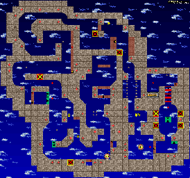 Thumbnail for a map of Round 22 - Special 3: Techno Cave for the SNES game On The Ball.