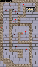 Thumbnail for a map of Round 32 - Training 3: Stone Gallery for the SNES game On The Ball.