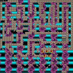 Thumbnail for a map of Round 38 - Beginner 5: Jumbo Maze for the SNES game On The Ball.