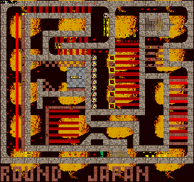 Thumbnail for a map of Round 41 - Expert 3: Japan GP for the SNES game On The Ball.