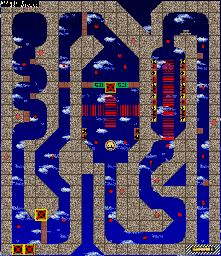Thumbnail for a map of Round 43 - Expert 5: Sky Diving for the SNES game On The Ball.
