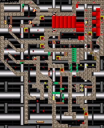 Thumbnail for a map of Round 70 - Master 3: Karakuri Yashiki for the SNES game On The Ball.