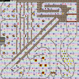 Thumbnail for a map of Round 79 - Beginner 4: Silver Stripe for the SNES game On The Ball.