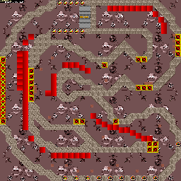 Thumbnail for a map of Round 93 - Master 4: Super High Way for the SNES game On The Ball.