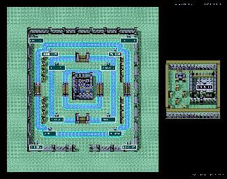 Thumbnail for a map of East Temple for the SNES game Paladin's Quest.