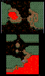 Thumbnail for a map of Hagudo Mine for the SNES game Paladin's Quest.