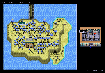Thumbnail for a map of Resutar Island for the SNES game Paladin's Quest.