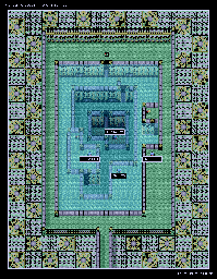 Thumbnail for a map of South Temple for the SNES game Paladin's Quest.