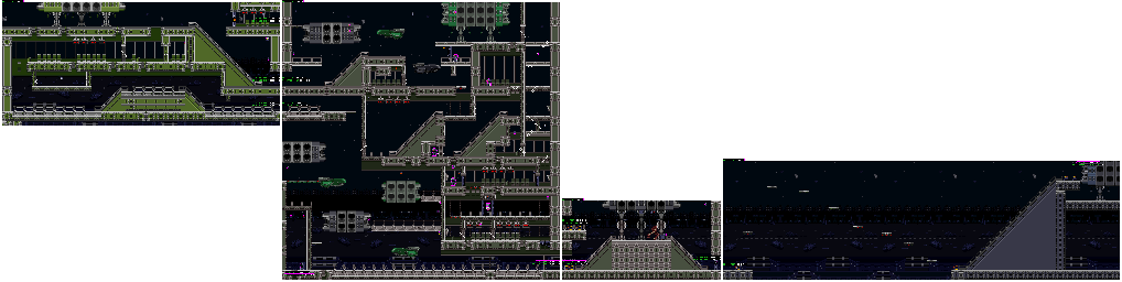 Thumbnail for a map of Space Port for the SNES game Phantom 2040.