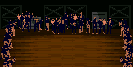 Thumbnail for a map of Matches 1-4 (Animated) for the SNES game Pit-Fighter.