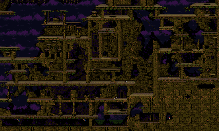 Thumbnail for a map of The Lost City Of Copan for the SNES game Pitfall: The Mayan Adventure.