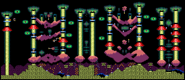 Thumbnail for a map of Akrillic Creepy Forest for the SNES game Plok!.