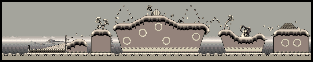 Thumbnail for a map of Legacy Island Mace Cove for the SNES game Plok!.