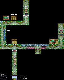 Thumbnail for a map of Stage 2: Exotic Country Road for the SNES game Pocky & Rocky 2.