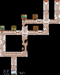 Thumbnail for a map of Stage 6: Winter Wonderland for the SNES game Pocky & Rocky 2.