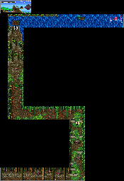 Thumbnail for a map of Stage 2: Enchanted Forest for the SNES game Pocky & Rocky.