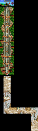 Thumbnail for a map of Stage 4: Battle In The Sky for the SNES game Pocky & Rocky.