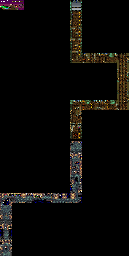 Thumbnail for a map of Stage 5: Forbidden Castle for the SNES game Pocky & Rocky.