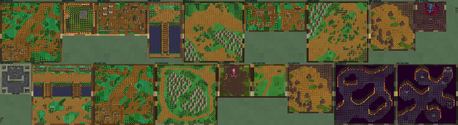 Thumbnail for a map of Stages for the SNES game Power Of The Hired.