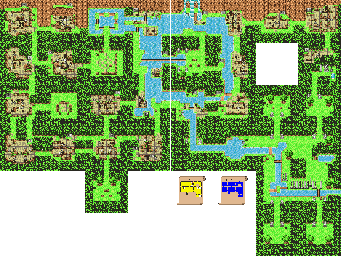 Thumbnail for a map of Area 03: Forest for the SNES game Power Soukoban.