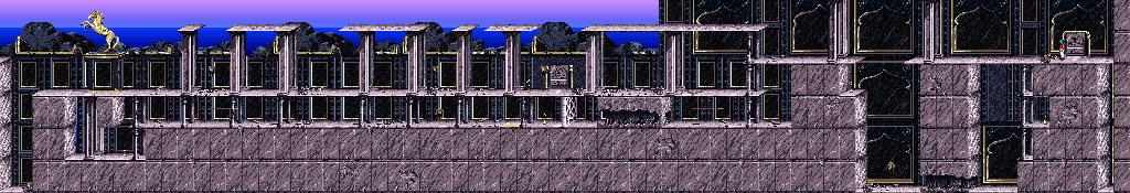 Thumbnail for a map of Level 09 for the SNES game Prince Of Persia 2: The Shadow & The Flame.