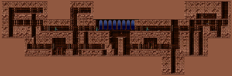 Thumbnail for a map of Level 04 for the SNES game Prince Of Persia.
