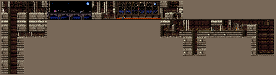 Thumbnail for a map of Level 09 for the SNES game Prince Of Persia.