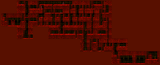 Thumbnail for a map of Level 11 for the SNES game Prince Of Persia.