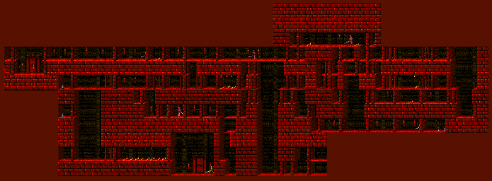 Thumbnail for a map of Level 12 for the SNES game Prince Of Persia.